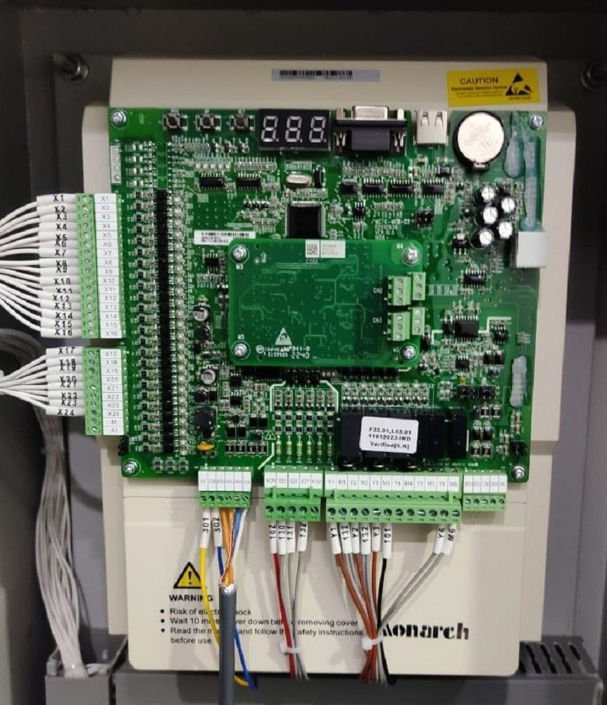 NICE 3000 control mainboard with wiring